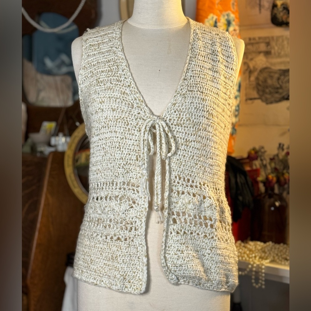 Vintage knit vest